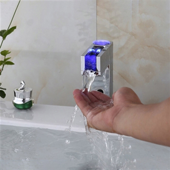 Deck Mount Chekpoint Single Hole Automatic Hands Free Faucet